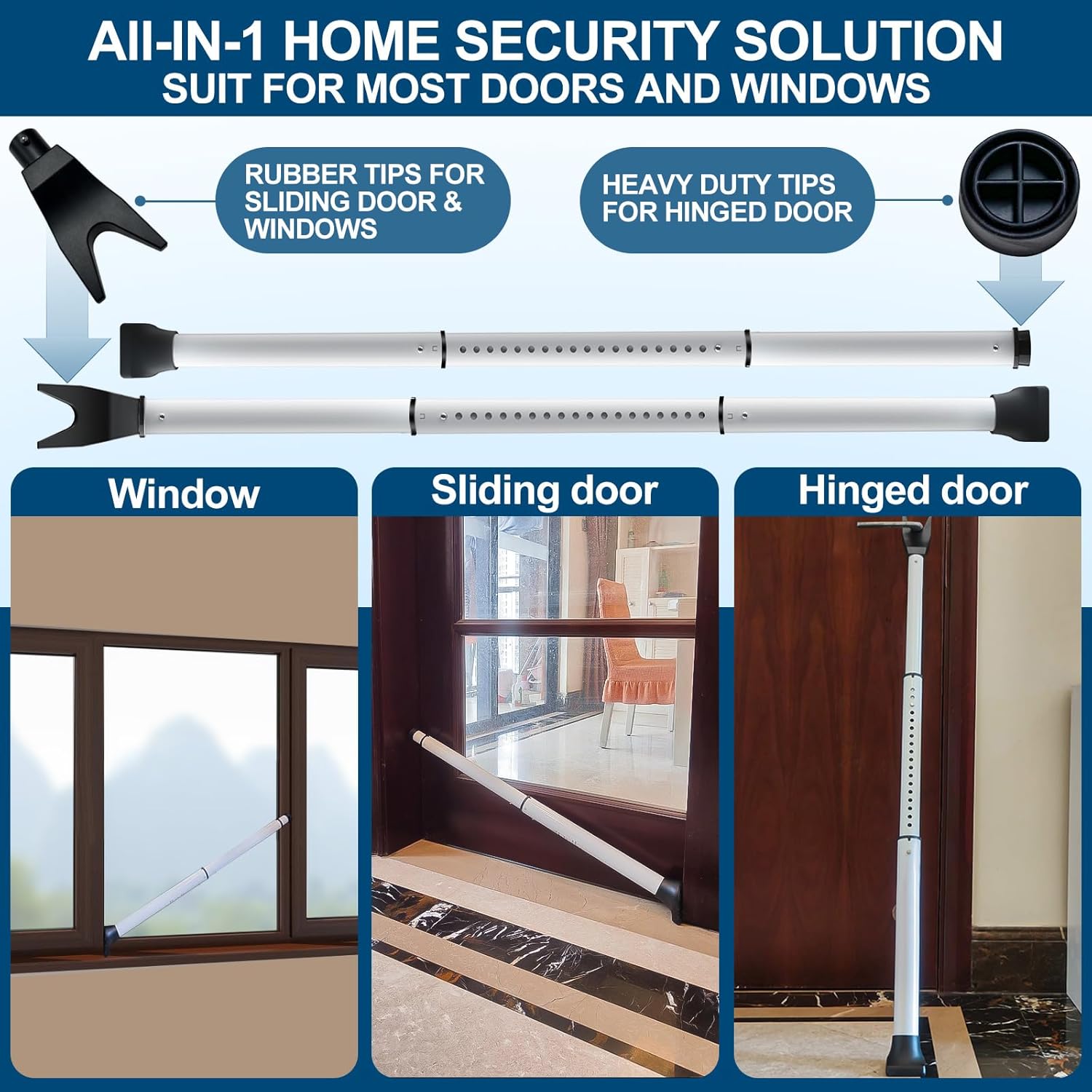 Rerishom Door Security Bar