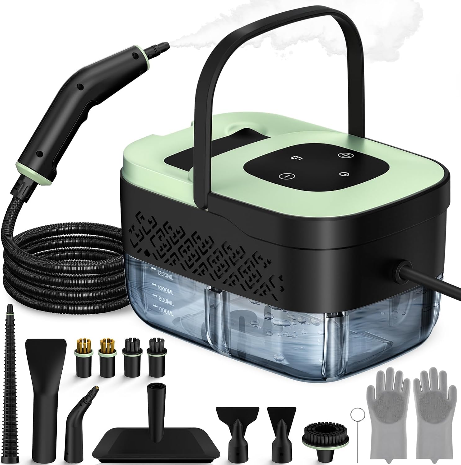 Portable Steamer for Cleaning with 16pcs Accessories