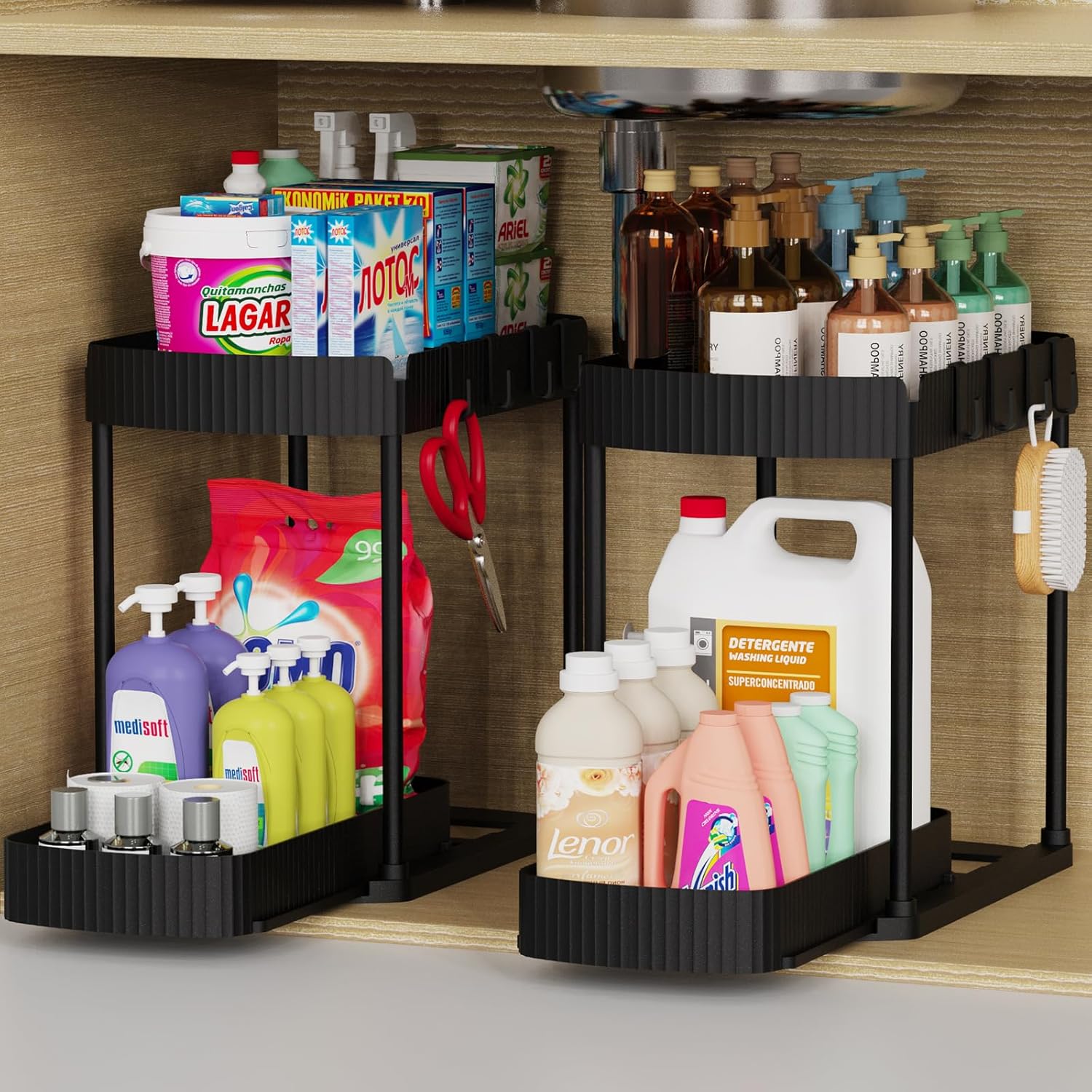 Multi-Purpose Pull-Out Storage Organizers