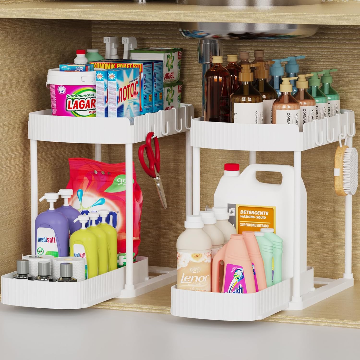Multi-Purpose Pull-Out Storage Organizers