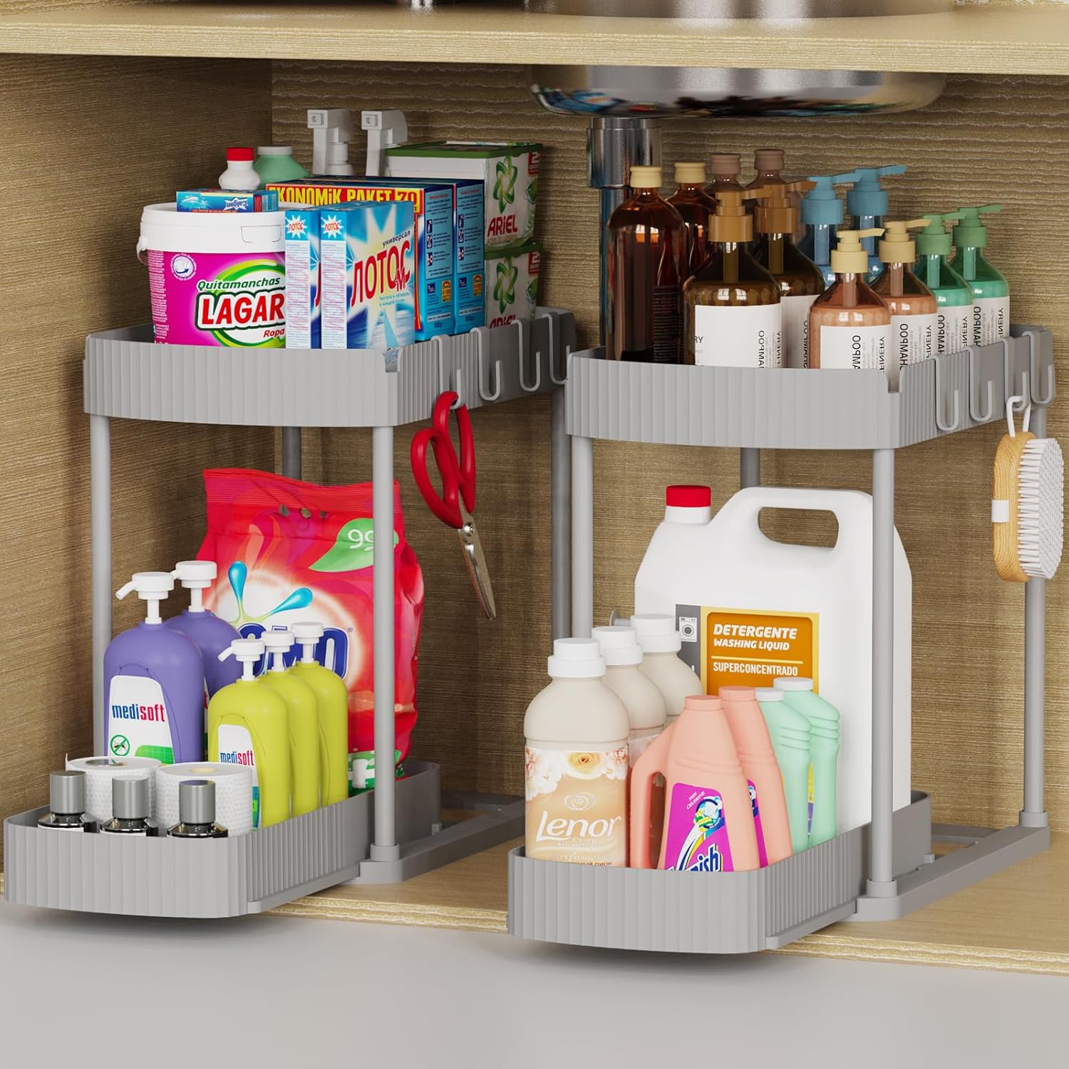 Multi-Purpose Pull-Out Storage Organizers